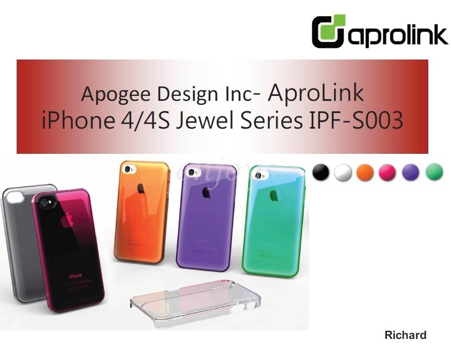Enjoys: APROLINK IP-S003 Jewel Series Case Shell Cover iPhone 4 4S Enjoys: APROLINK IP-S003 Jewel Series Case Shell Cover iPhone 4 4S