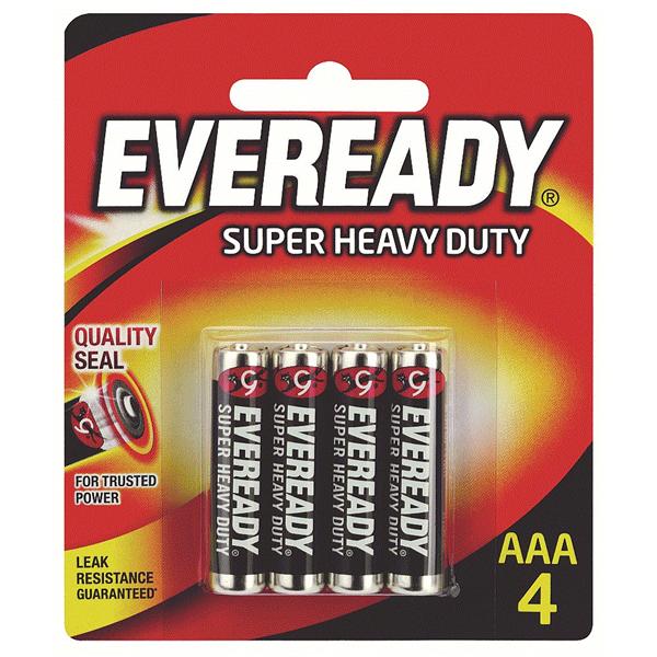 Eveready Super Heavy Duty Batteries AA (4 Pcs) Eveready Super Heavy Duty Batteries AA (4 Pcs)