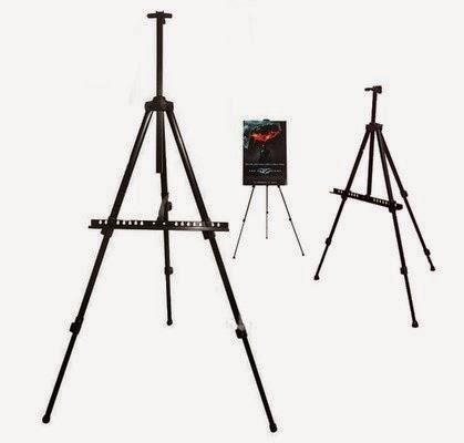 Exhibition Sketching Iron Easel ,Tripod Stand for LED writing message 
