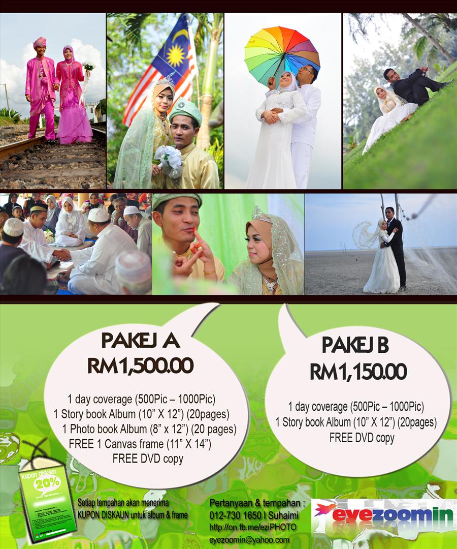 eziPhoto PAKEJ PERKAHWINAN 2012 - Cash Rebate RM50 OFF!!