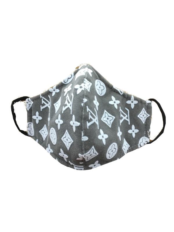 FACE MASK CLOTH 1 PIECE (REUSABLE) L V GREY DESIGN FACE MASK CLOTH 1 PIECE (REUSABLE) L V GREY DESIGN