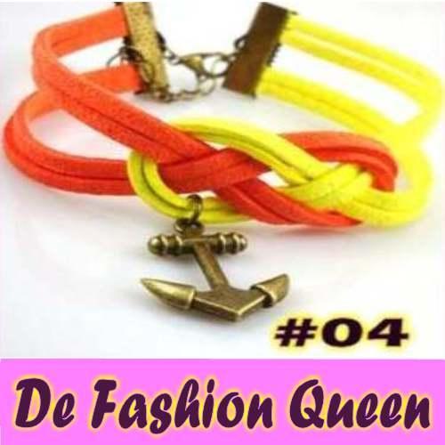 Fashion Adjustable Color Leather Bangle