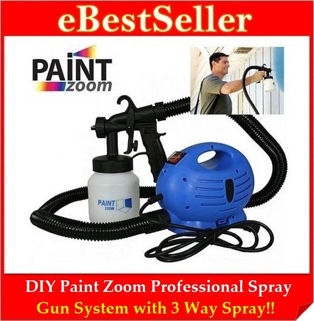 FREE GIFT + ORIGINAL DIY Paint Zoom Electric 3 Way Spray Gun System