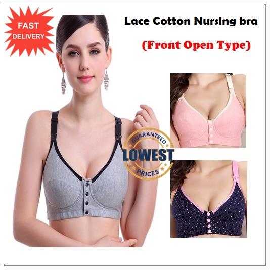 Front Open Type Maternity Breastfeeding Nursing Bra (TYPE B) Front Open Type Maternity Breastfeeding Nursing Bra (TYPE B)