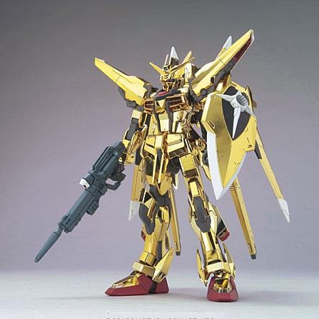 Gao Gao Gundam MG 1/100 Akatsuki Gold Free Stand Gao Gao Gundam MG 1/100 Akatsuki Gold Free Stand