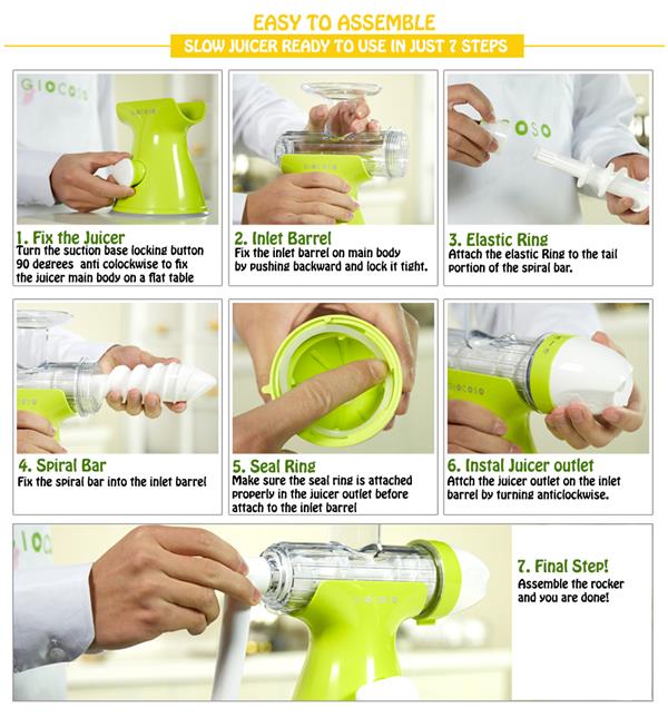 Giocoso Manual Slow Juicer & (end 6/29/2017 2:15 PM - MYT )