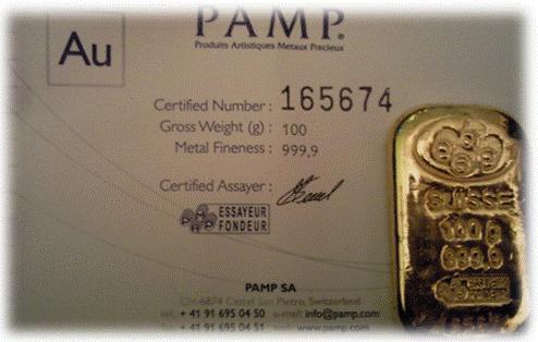 Pamp Suisse 100G