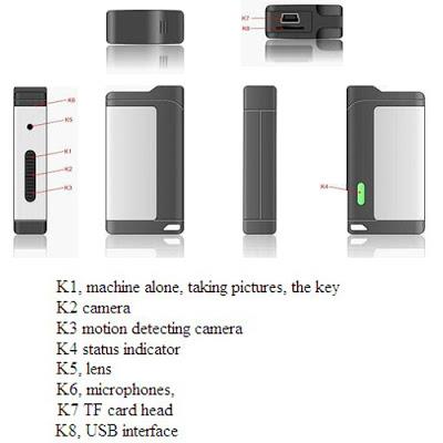 HD Lighter Camera Lighter Covert Camera With Recording