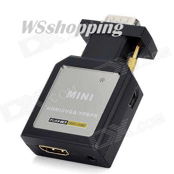 HDV-M618 Mini HDMI to VGA YPBPR SPDIF Audio Converter (OTHERS, end ...