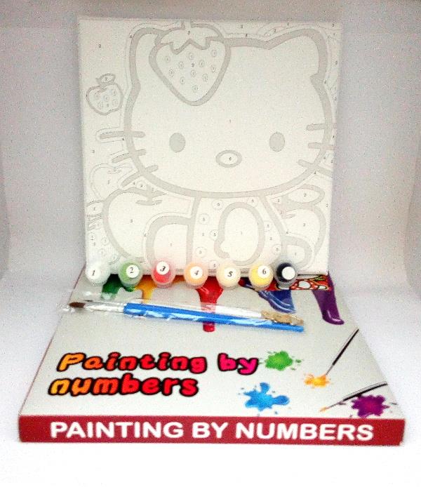 Hello Kitty DIY Painting