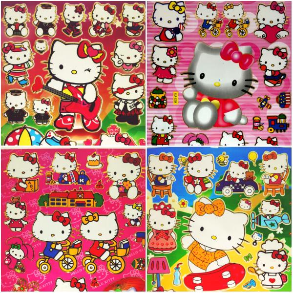 Hello Kitty Stickers X 5