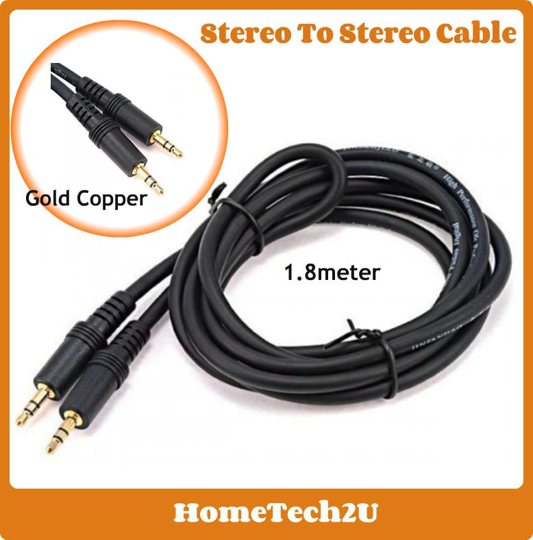 High quality gold copper Stereo To Stereo Cable Connect To AUX Jack High quality gold copper Stereo To Stereo Cable Connect To AUX Jack