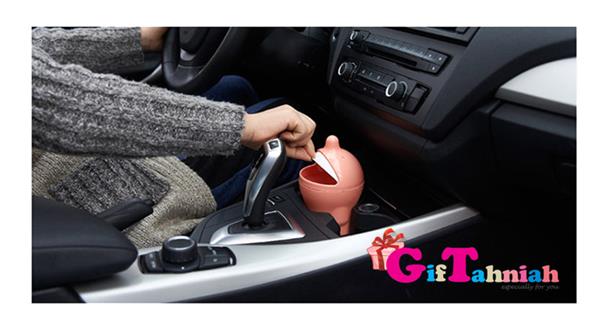 High Quality Home Car Trash Can Dolphin Mini Garbage Bin Desk Organi