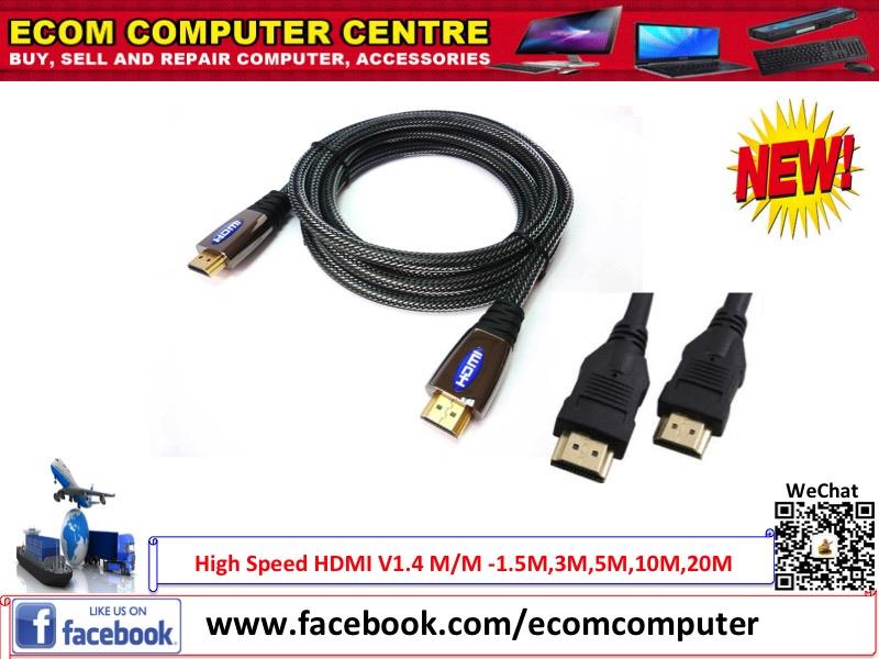 High Speed HDMI V1.4 M/M -1.5M,3M,5M,10M,20M