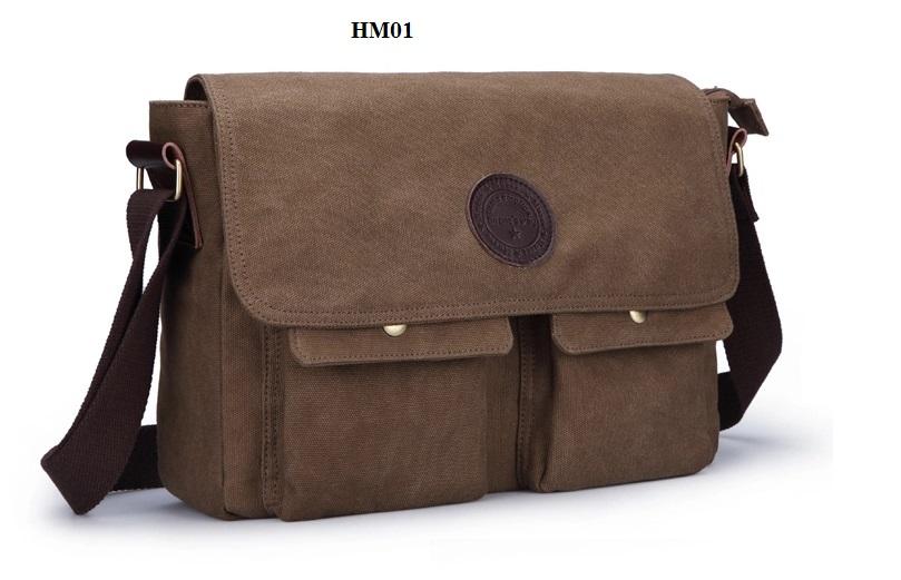 HM01 Men's Bag / Shoulder Bag / Canvas Bag/ Messenger Bag/ Travel Bag