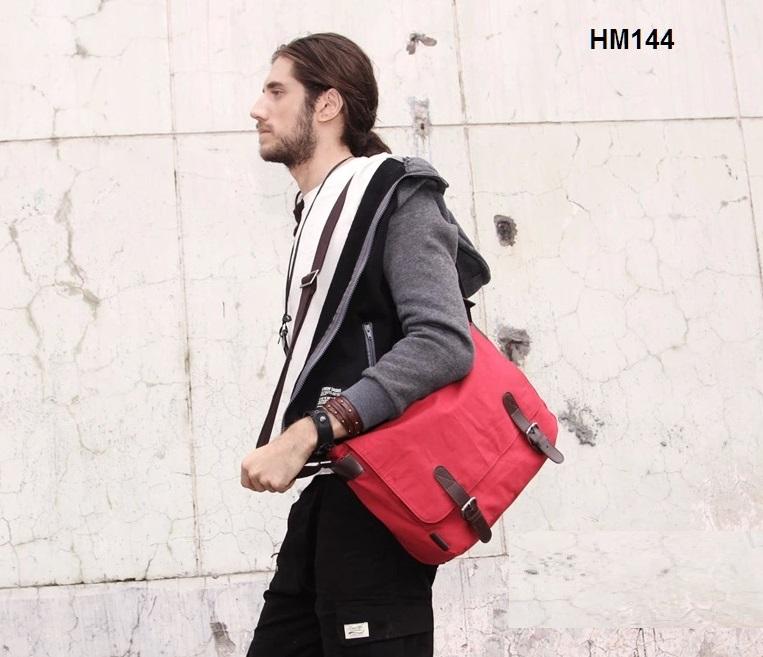 HM144 New Canvas Casual Shoulder Bag, Messenger Bag, Men Bag