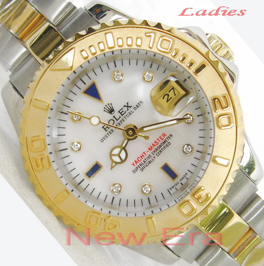 HQ - ROLEX Ladies Yacht Master Automatic (2tone Pearl Diamond - Lady)