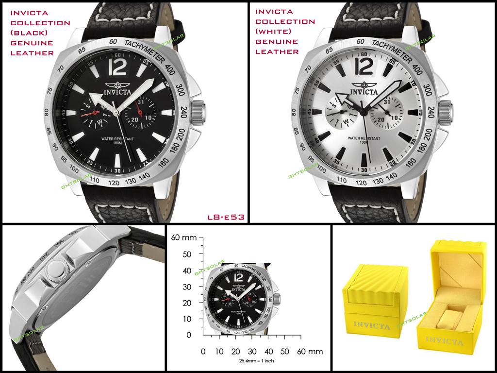 Invicta Men's (100% Ori) Black Dial Multi-Function Watch