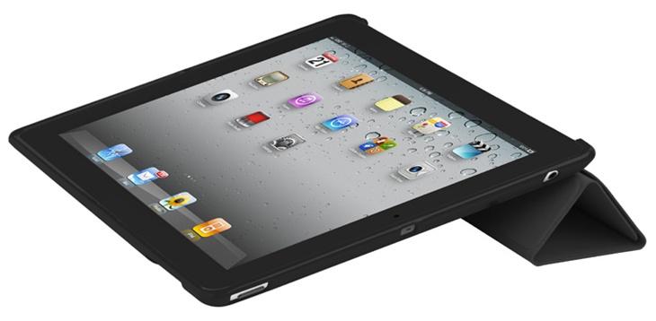 ipad 2 poly case cover front and back free anti glare screen protecto.