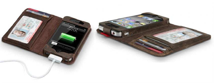 iphone 4S / 4 Genuine Leather case  -  BOOKBOOK for iPhone