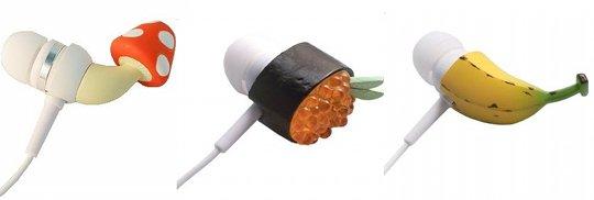 IPHONE/IPAD/IPAD 2/IPOD- JAPAN SolidAlliance Crazy Earphones Novelty h..