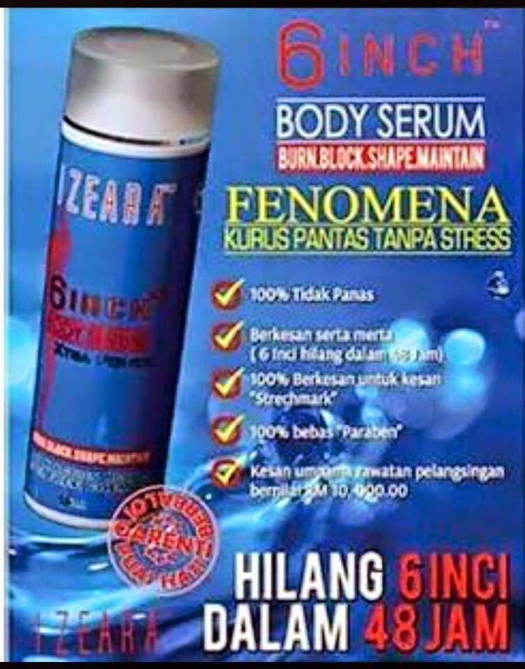 Izeara 6 inch body serum fat burner- Free Shipping (SM)-Rahsia Kurus 