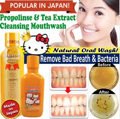 Japan Propolinse Natural Oral Mouth Wash/No More Bad Breath After Meal
