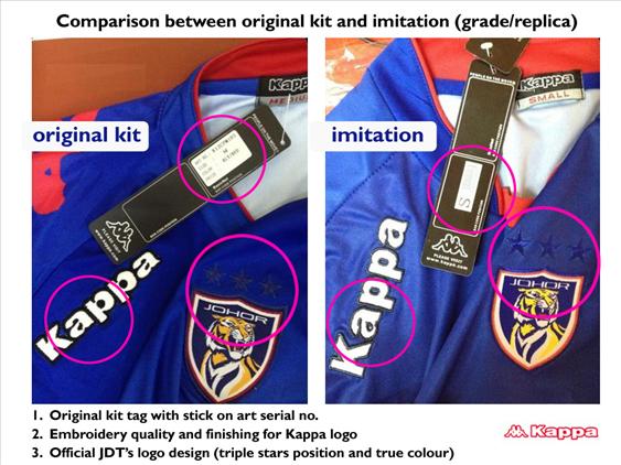 Jersey of Johor Darul Takzim FC (Home, Away & Training Kit) - Kappa