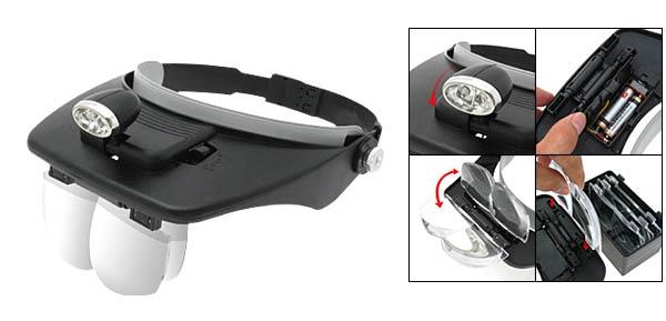 Jeweler LED Head Magnifier Magnifying Glass Light Jeweler LED Head Magnifier Magnifying Glass Light