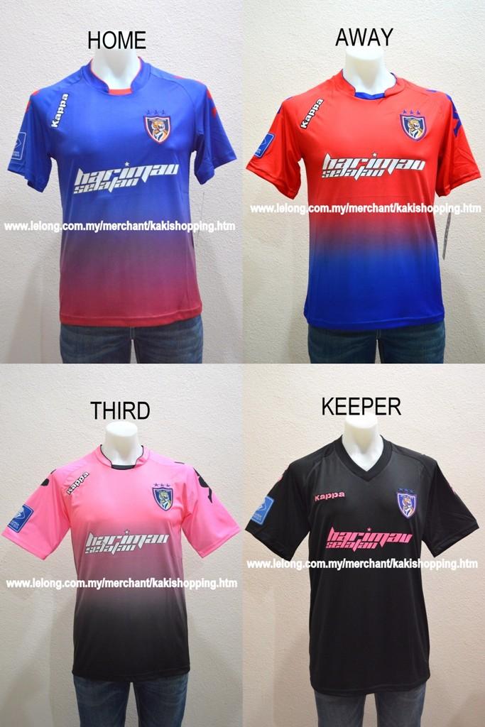 Johor Darul Takzim FC HOME/AWAY/THIRD/KEEPER 2013 Jersey/Jersi