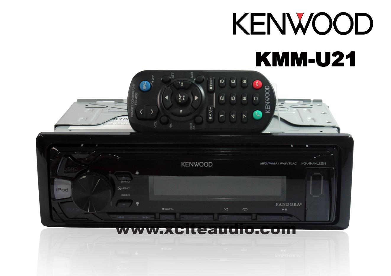 KENWOOD KMM-U21 Single-Din 1Din Ipod/Android/AUX/USB Head unit player 