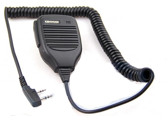 KENWOOD PTT Handheld Speaker Mic For BAOFENG/TYT/WOUXUN Walkie Talkie
