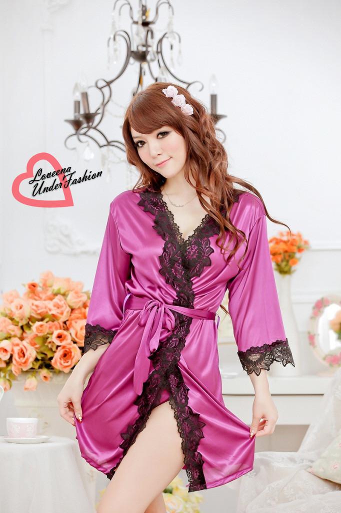 Kimono Robe Sexy Lingerie Nightwear Sleepwear Pyjamas L1094(6 Colours) Kimono Robe Sexy Lingerie Nightwear Sleepwear Pyjamas L1094(6 Colours)