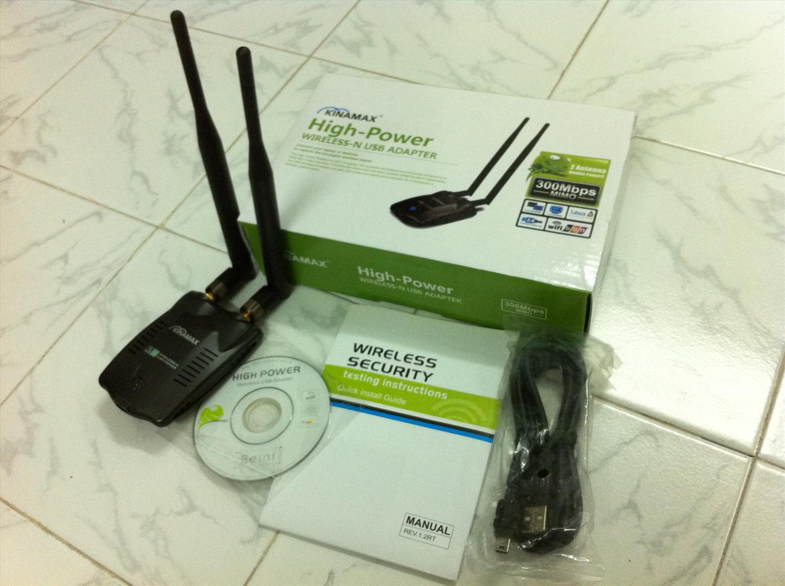 KINAMAX USB Antenna Wireless wifi booster adapter vs sinmax alfa signalking 