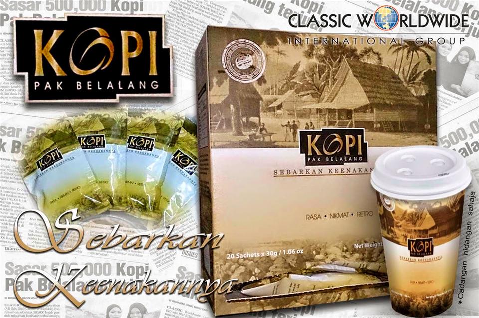 Kopi Pak Belalang-Campuran madu dan habbatussauda (Less RM10)