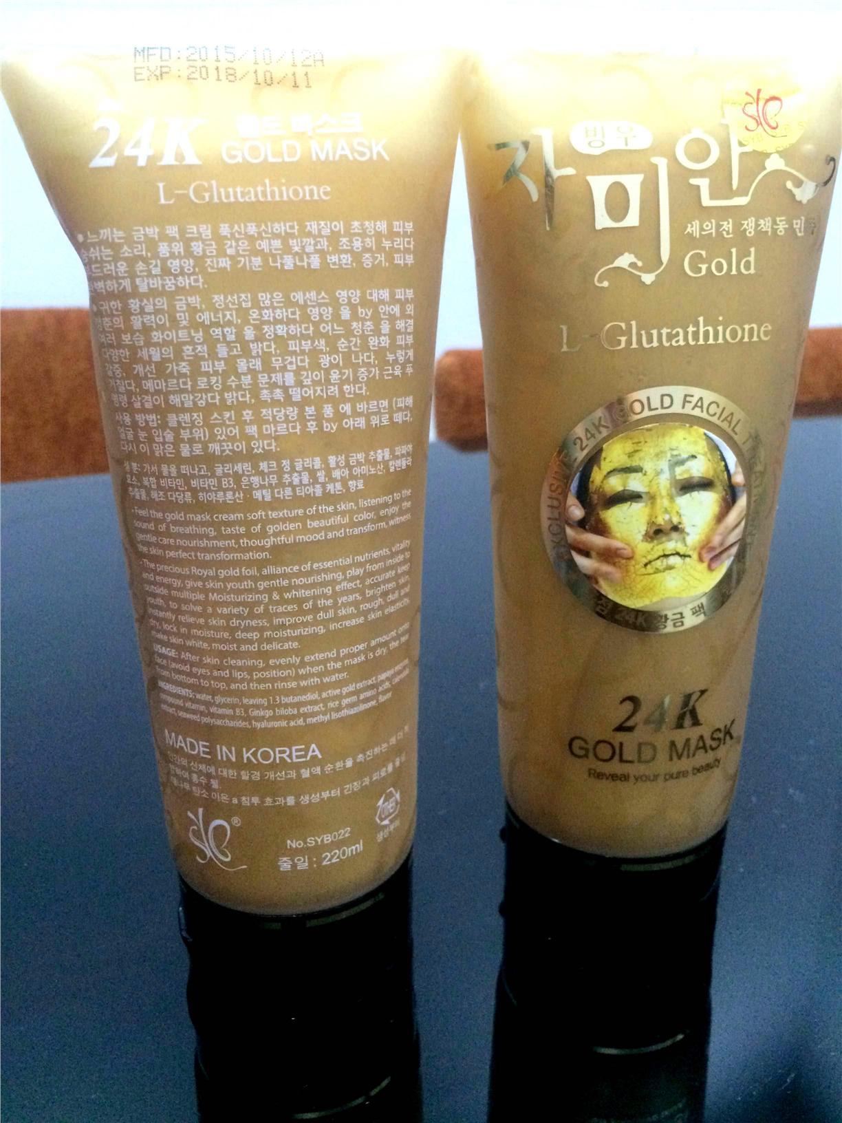Korea 24K Gold Mask L-Glutathione (220ml)