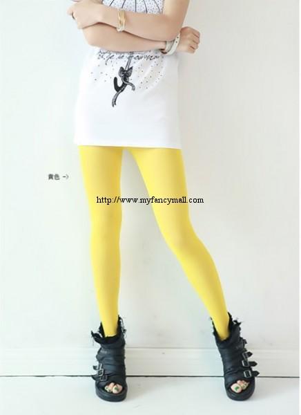 Korea Pants Panties Trouser Shorts Mesh Leggings 01146-Yellow Korea Pants Panties Trouser Shorts Mesh Leggings 01146-Yellow