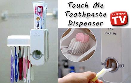Korea Touch Me Automatic Toothpaste Dispenser+Brush holder SET![Video]