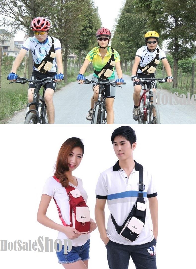 Korean Ladies Canvas Shoulder Bag / Messenger Backpack (HSSB13)