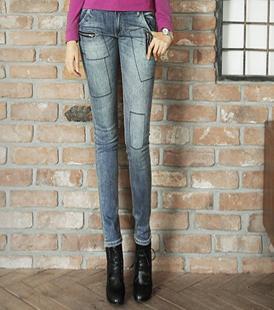 Korean Slim jeans make old ladies feet (AYK1337) Korean Slim jeans make old ladies feet (AYK1337)