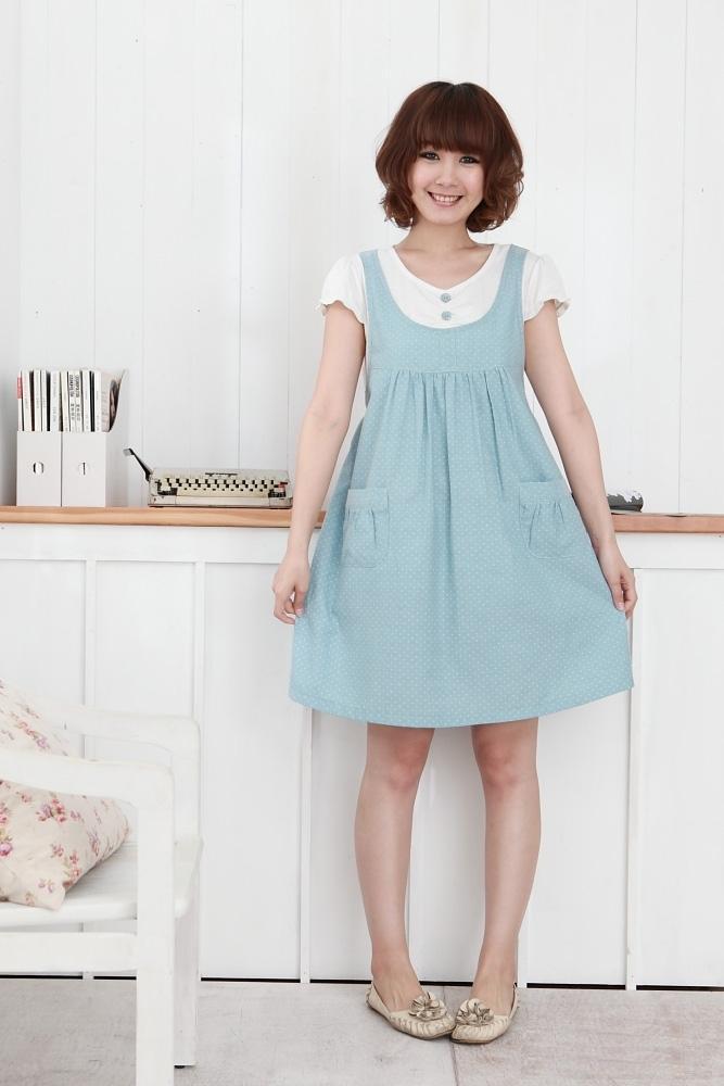 Korean Style Maternity Dress