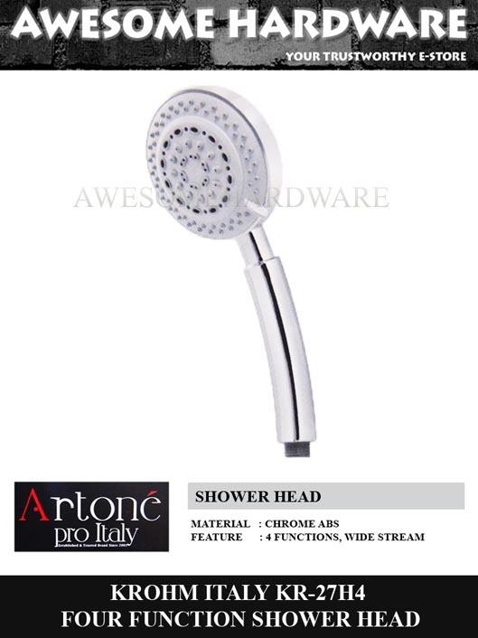 Krohm Italy High Quality Adjustable Shower Head For High Pressure