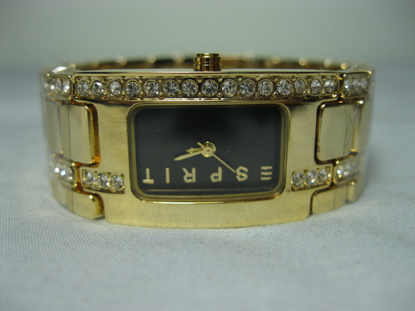 Ladies Wear Gold Diamond Esprit Quartz Watch ( E108 )