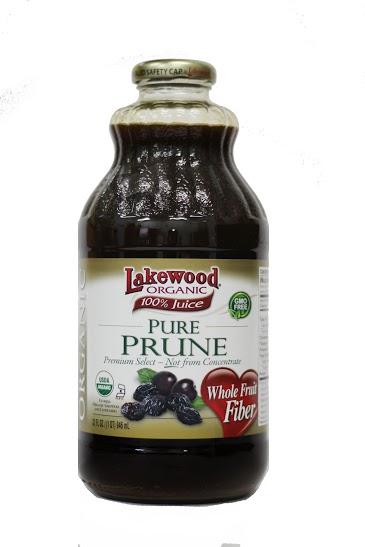 Lakewood Organic Prune Juice 32oz (946ml) Pure Unsweetened