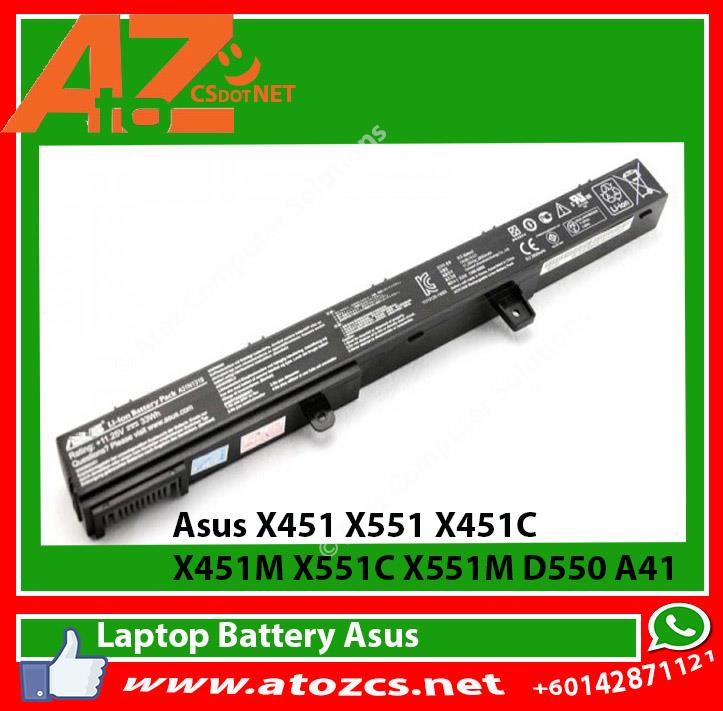 Laptop Battery Asus X451 X551 X451C X451M X551C X551M D550 F551M A41