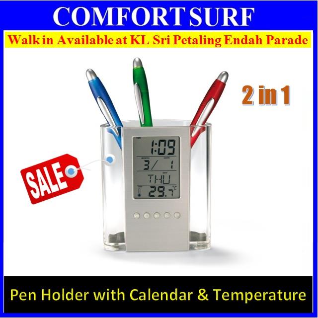 Large Screen Calendar Desk Multifunction Pen Holder clock Large Screen Calendar Desk Multifunction Pen Holder clock