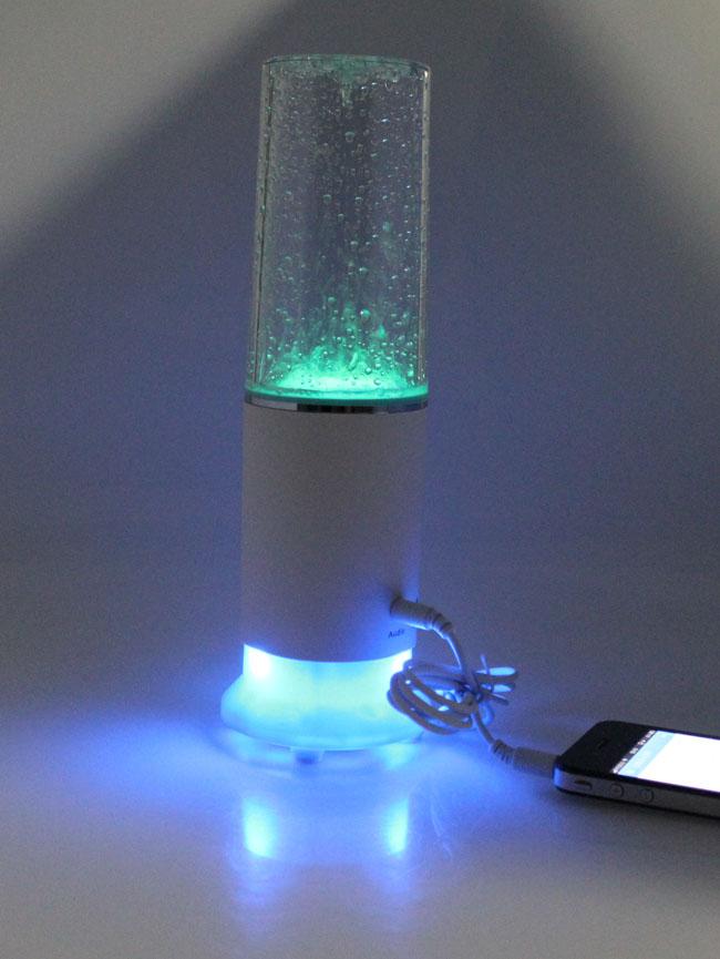LED Touch Sensor Fountain Speaker