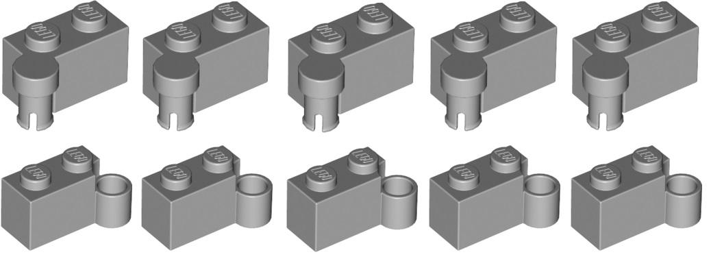 lego 1x1 hinge