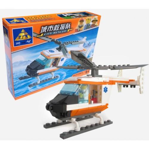 Lego KAZI City Rescue - Air Ambulance (KY85012),COMPATIBLE BRICKS