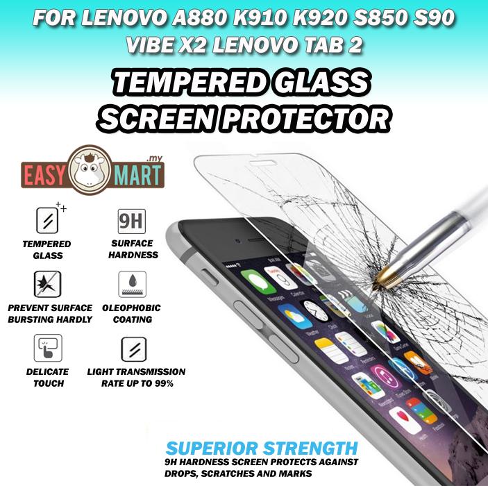 Lenovo A880 K910 K920 S850 S90 Vibe X2 Tab 2 Tempered Glass SP